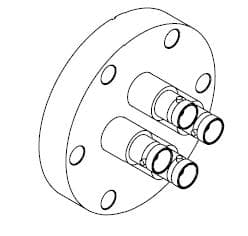 COAXIAL, MHV, 4 PINS, GROUNDED SHIELD, 275CF, NO CONNECTOR 대표 이미지