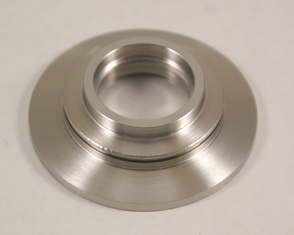 VIEWPORT, MgF2 VAC-OPTICS, 1.0 VIEW, QF40