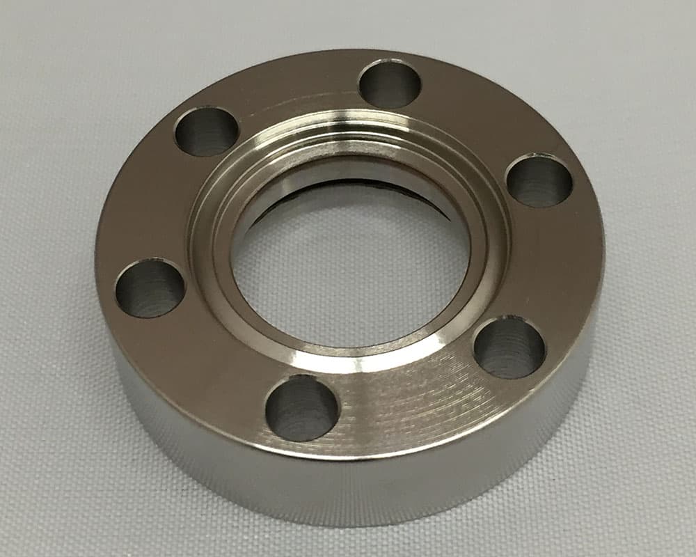 VIEWPORT, FUSED SILICA, EUV, NON-MAGNETIC, 0.6 VIEW, 133CF