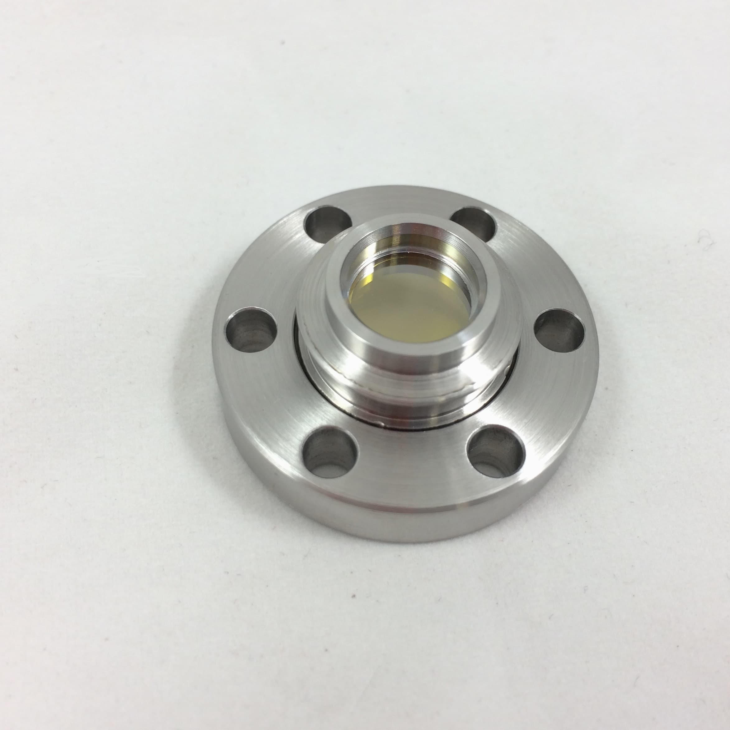 VIEWPORT, ZnSe (AR COATED 8-12 MICRONS), NON-MAGNETIC, VAC-OPTICS, 0.40" VIEW, 133CF 제품 이미지