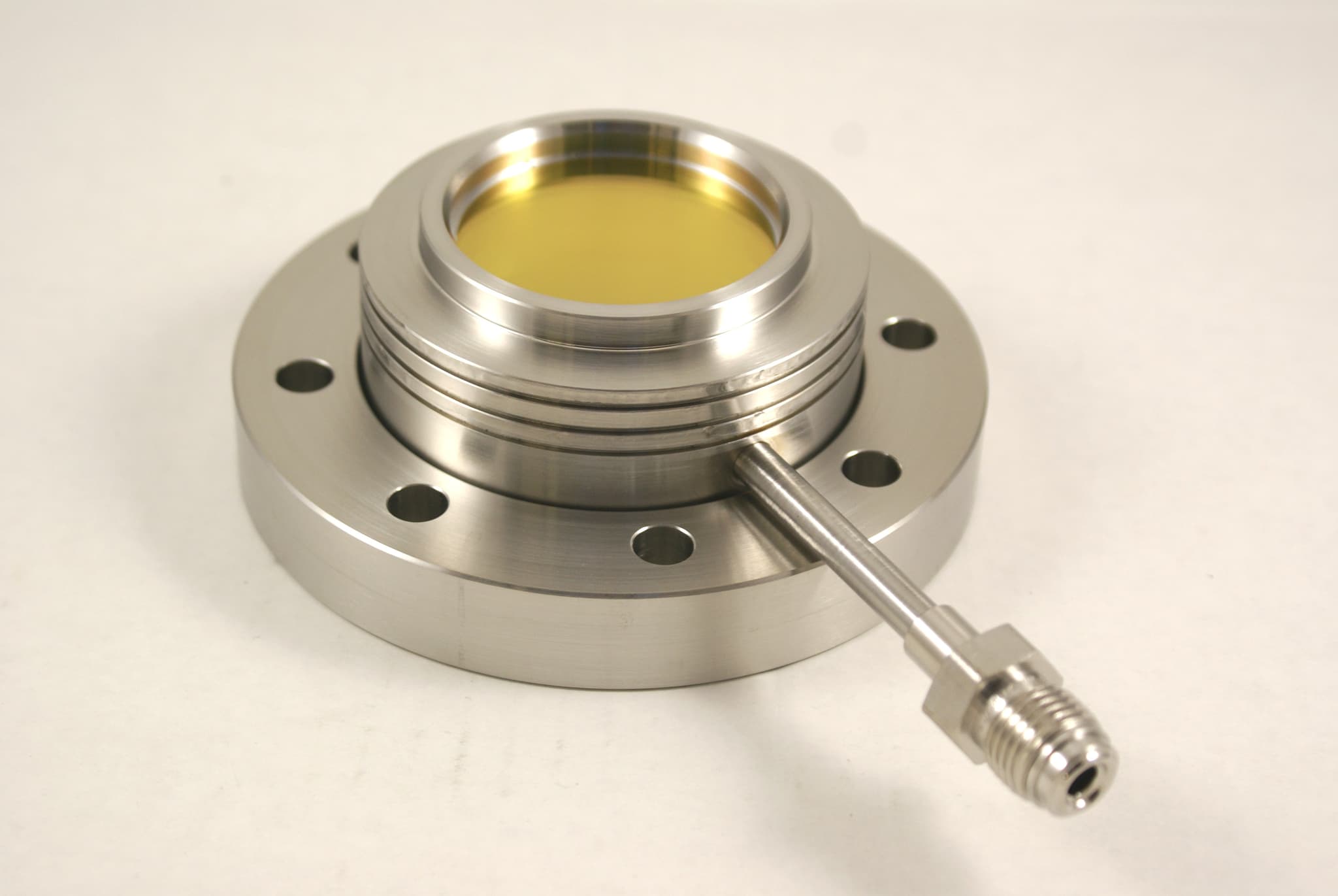 VIEWPORT, ZnS, DIFF PUMPED, AR 8-12 micron, 2" VIEW, 450CF MOUNT, VCRM FITTING