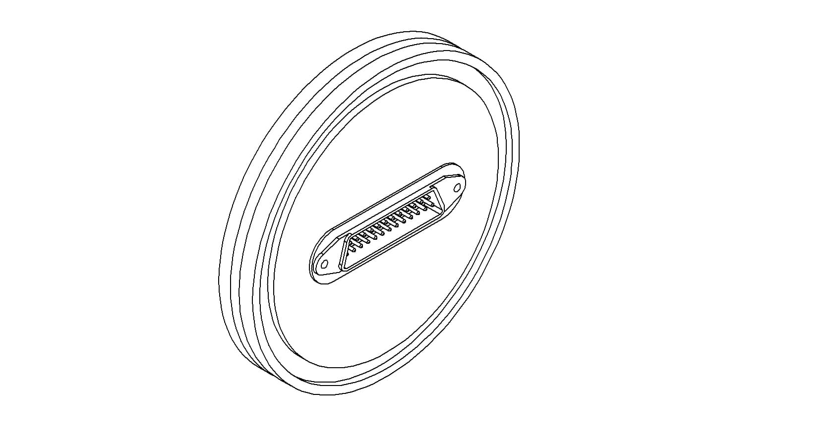 MULTIPIN, TYPE-D, 500V, 5A, 25 PIN, ISO63