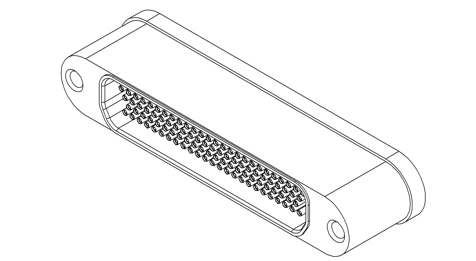 MULTIPIN, MICRO-D, 300V, 10A, 100 PIN, WELD 제품 이미지