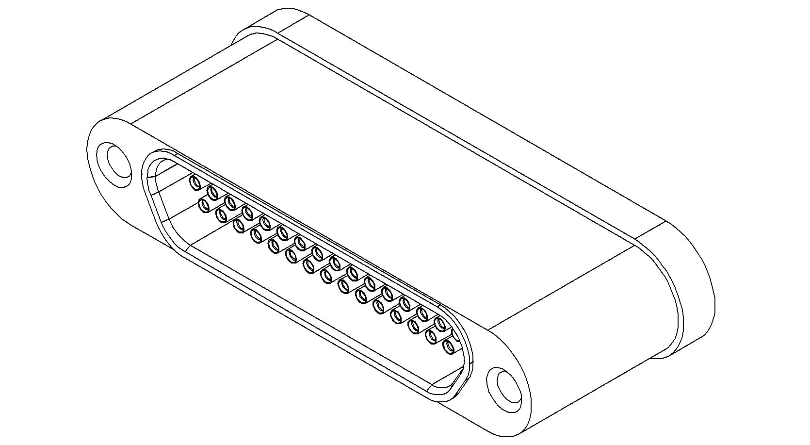 MULTIPIN, MICRO-D, 300V, 10A, 31 PIN, WELD