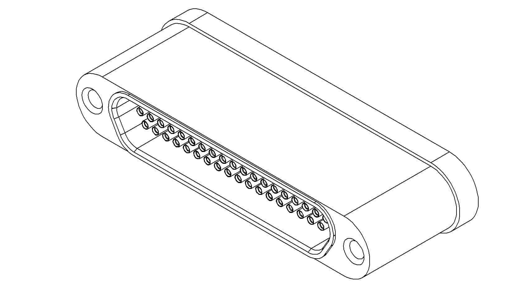 MULTIPIN, MICRO-D, 300V, 10A, 37 PIN, WELD