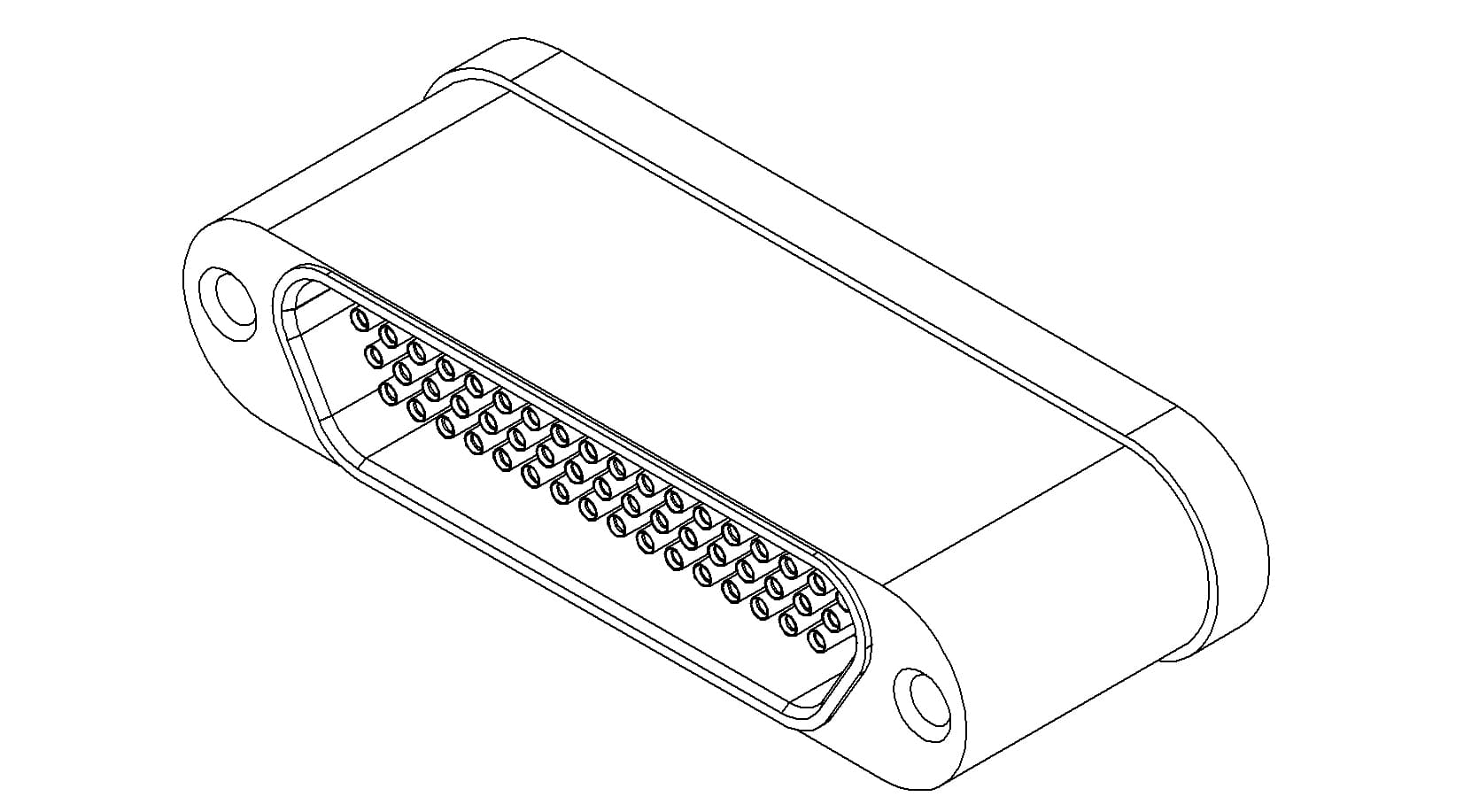 MULTIPIN, MICRO-D, 300V, 10A, 51 PIN, WELD 제품 이미지