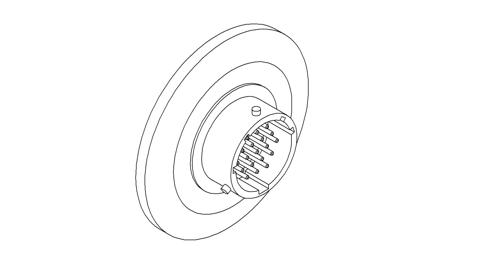 MULTIPIN, MS CIRCULAR, 1000V, 3A, DOUBLE-ENDED, 19 PIN, QF40