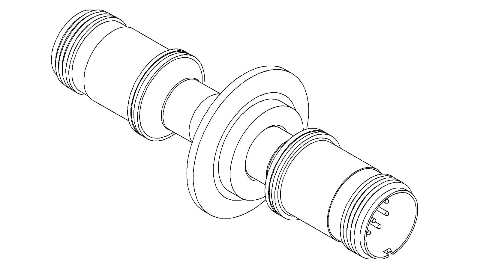 MULTIPIN, 10 PIN, 700V, 10A, DOUBLE-ENDED, QF40