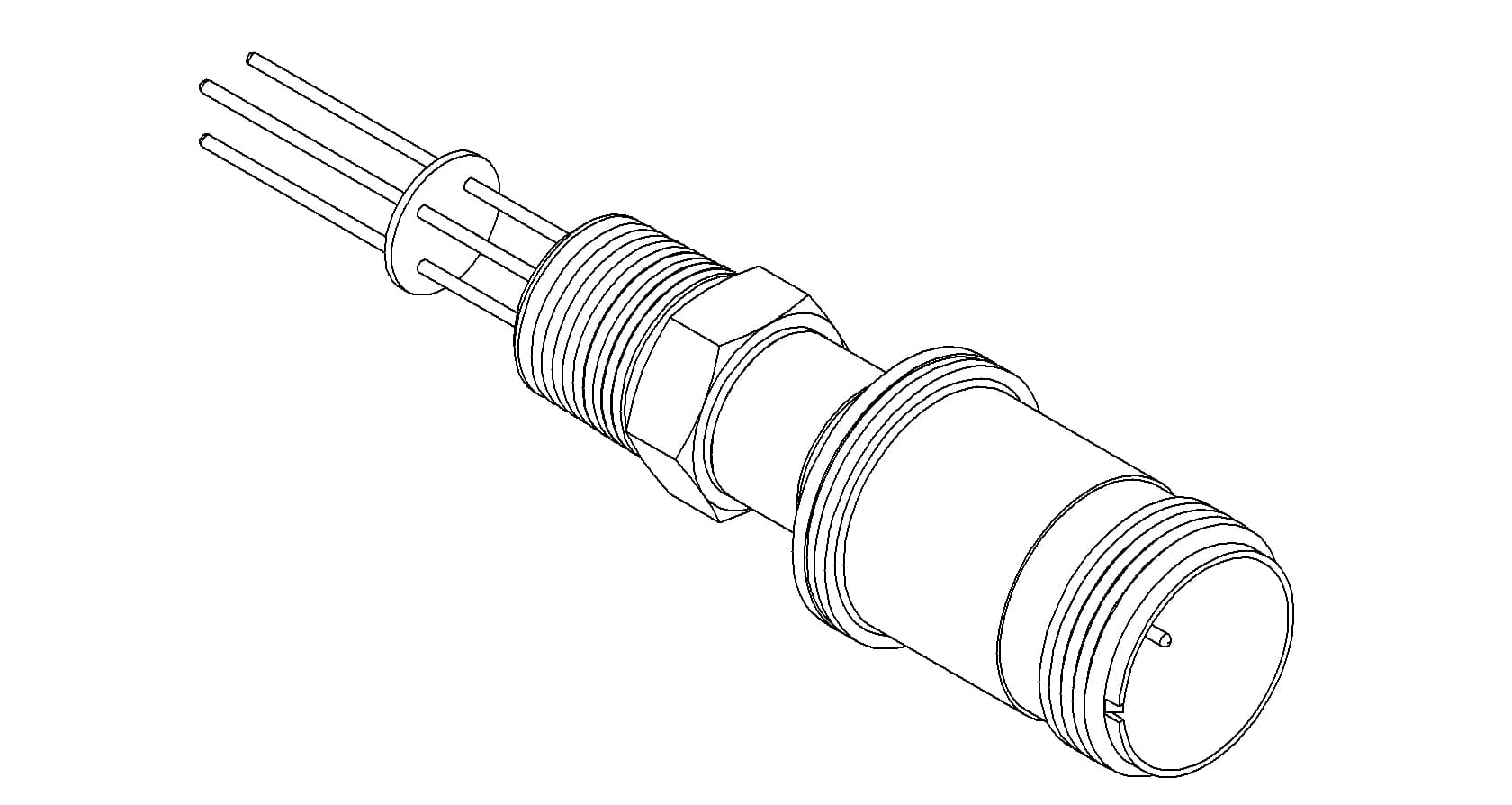 MULTIPIN, 4 PIN, 700V, 10A, 1/2 NPT