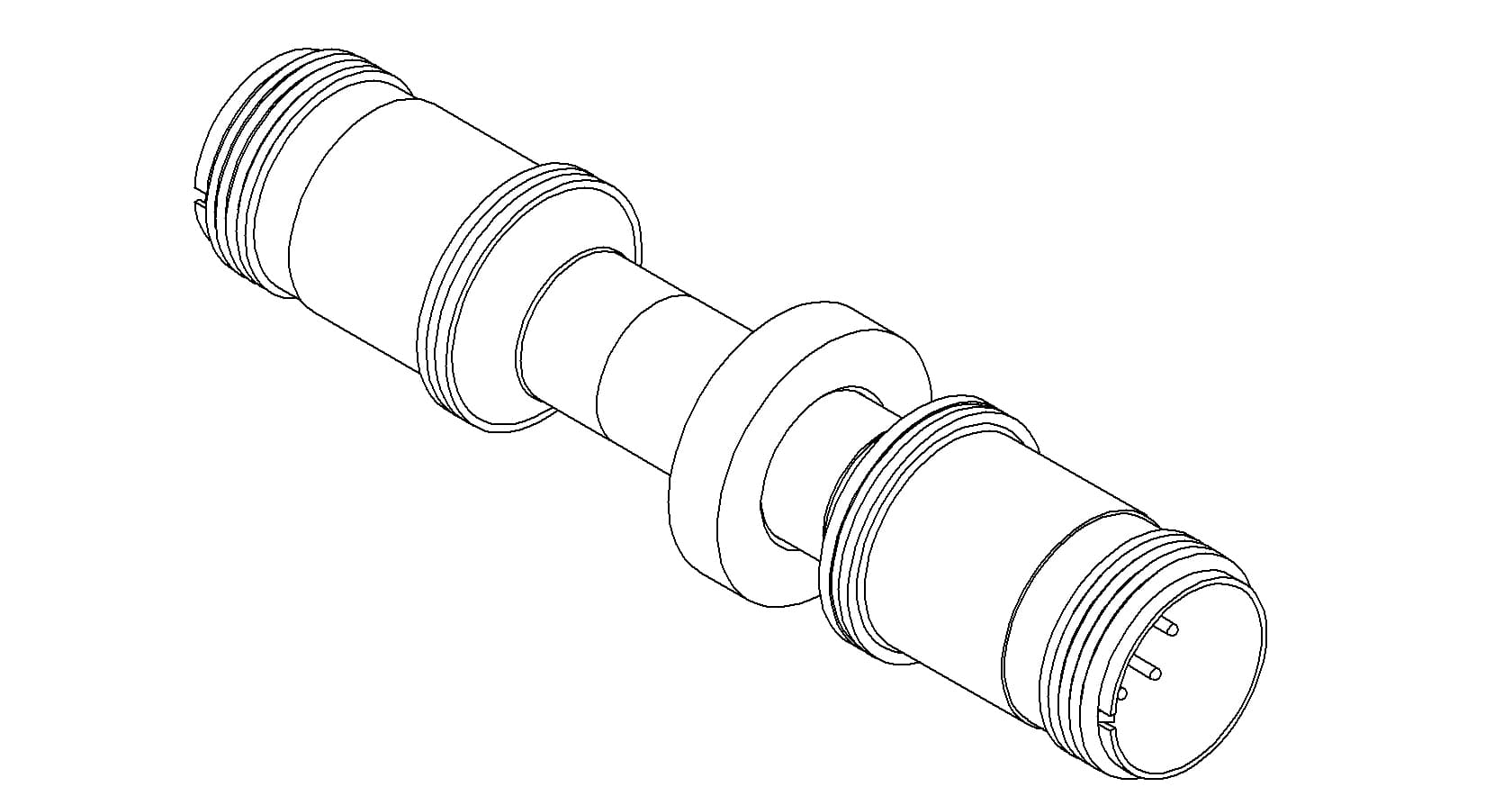 MULTIPIN, 6 PIN, 700V, 10A, DOUBLE-ENDED, WELD 제품 이미지