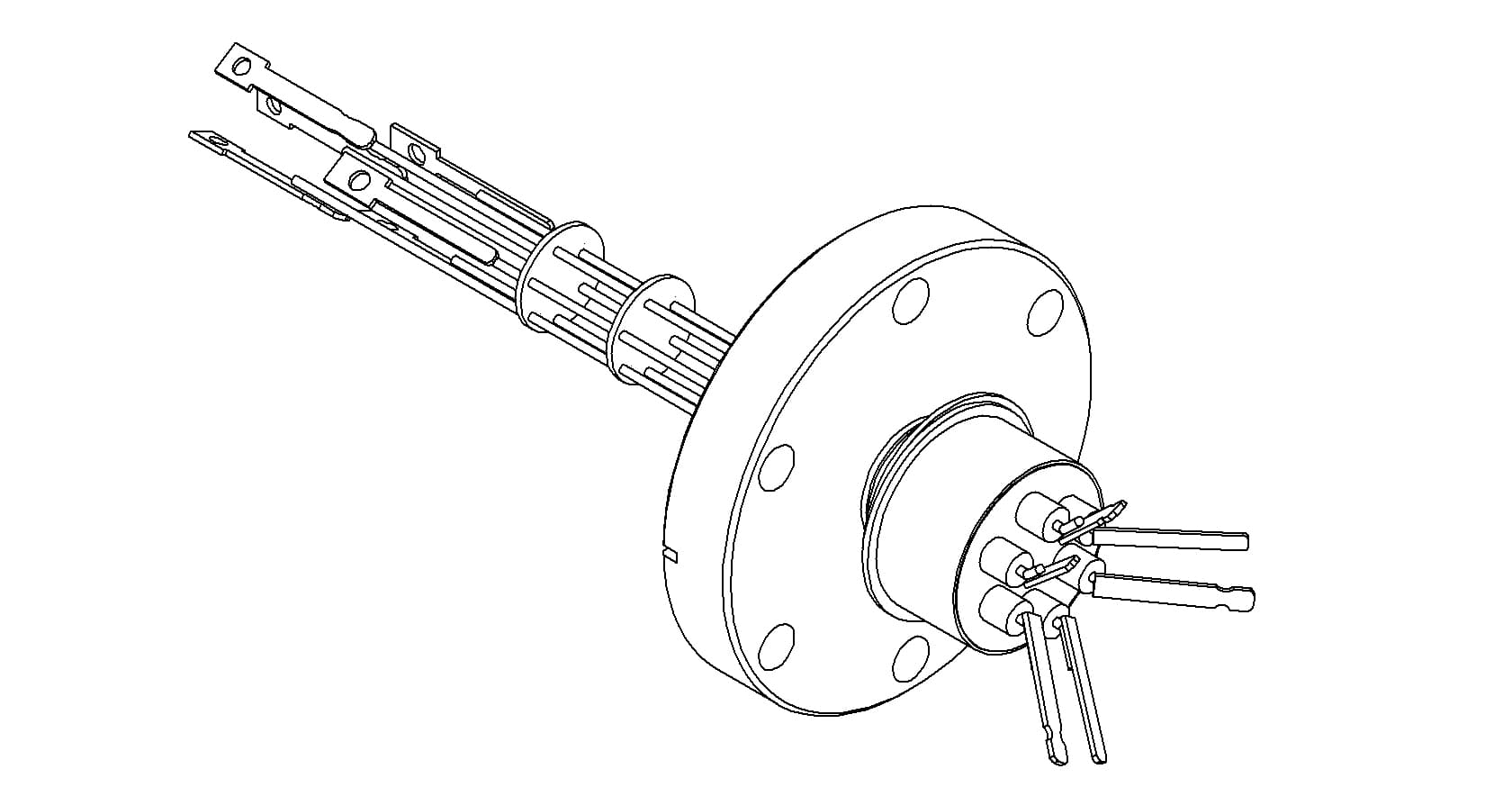 THERMOCOUPLE, TYPE C, 3 PAIR, CONNECTOR, 275CF