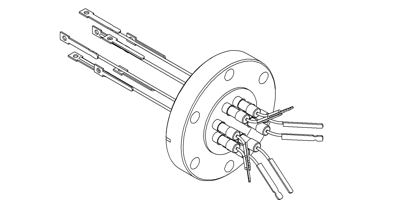 THERMOCOUPLE, TYPE C, 4 PAIR, CONNECTOR, 275CF