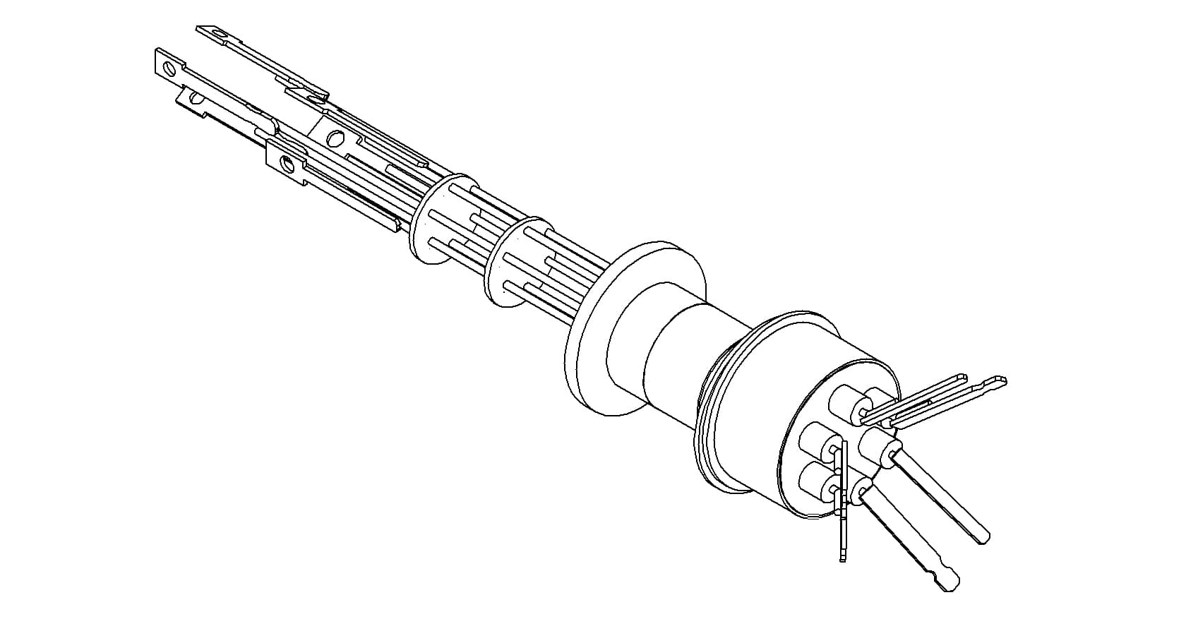 THERMOCOUPLE, TYPE E, 3 PAIR, CONNECTOR, QF16