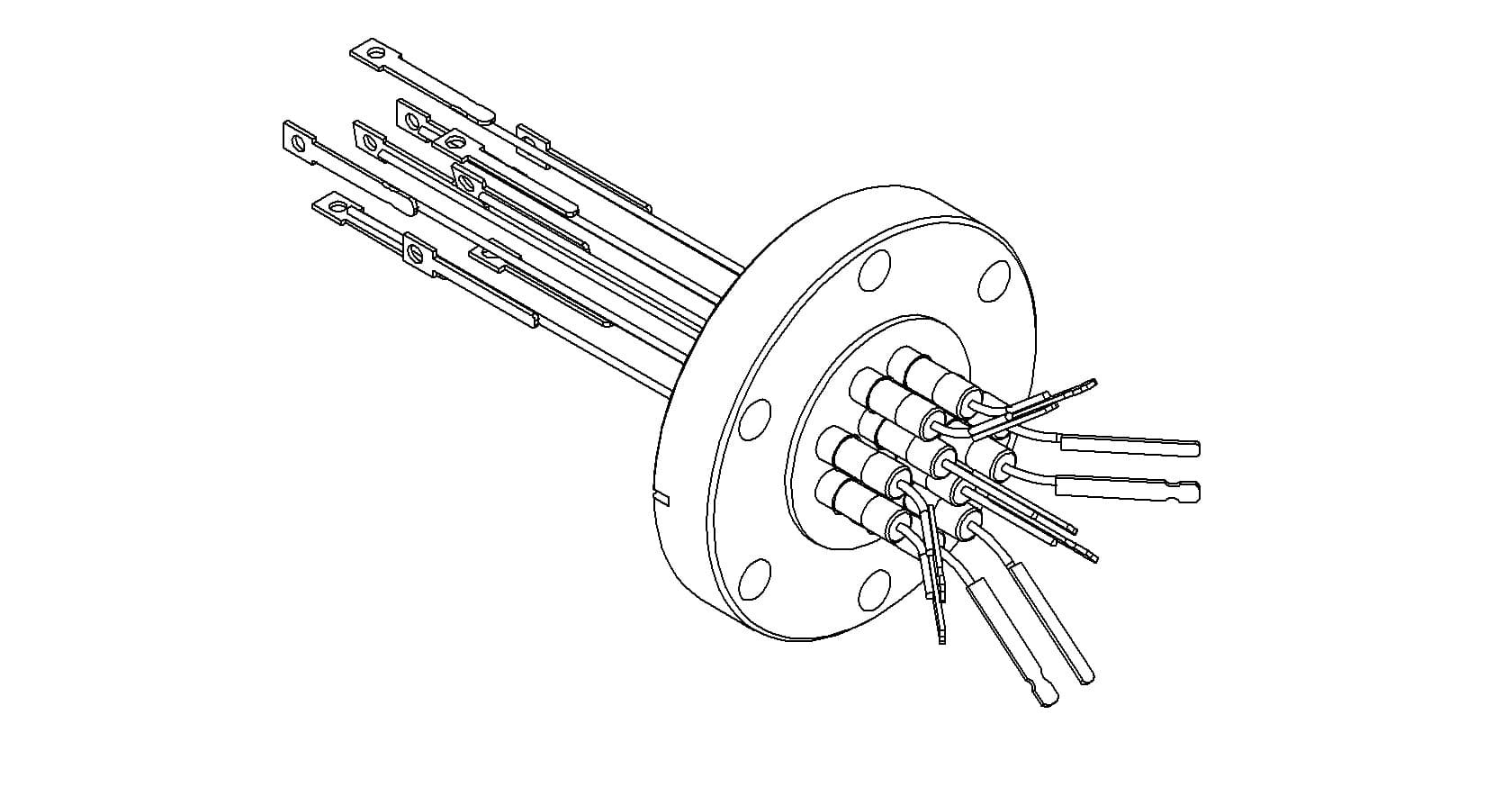 THERMOCOUPLE, TYPE J, 5 PAIR, CONNECTOR, 275CF