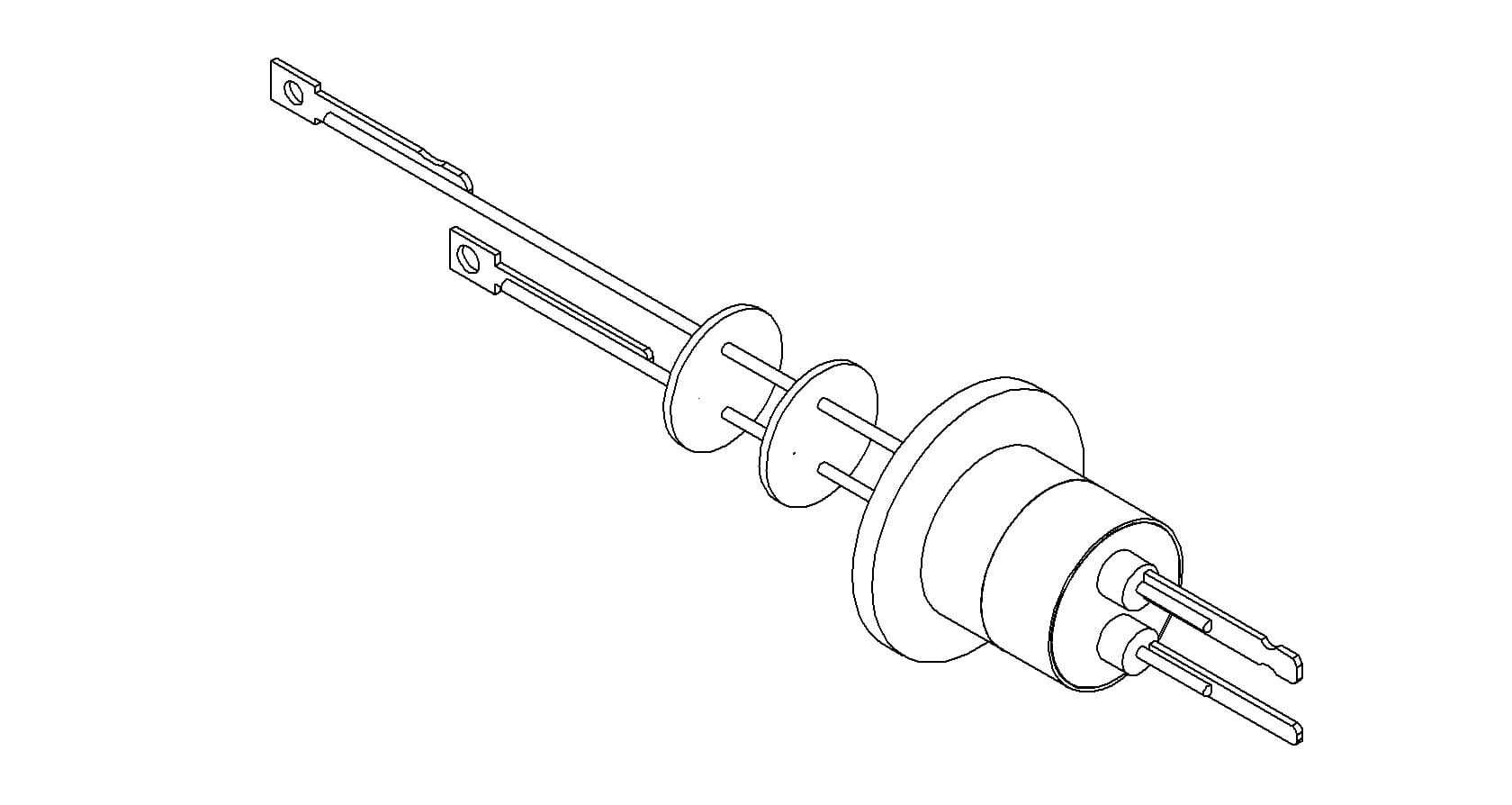 THERMOCOUPLE, TYPE K, 1 PAIR, CONNECTOR, QF16