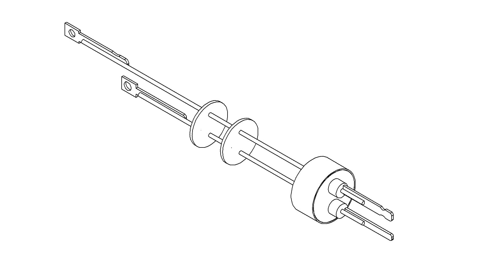THERMOCOUPLE, TYPE K, 1 PAIR, CONNECTOR, WELD
