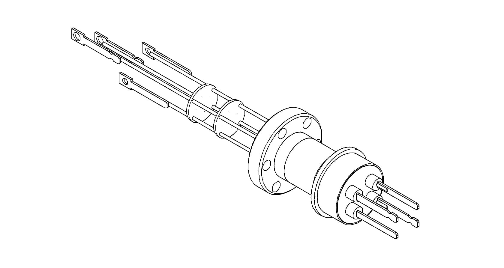 THERMOCOUPLE, TYPE K, 2 PAIR, CONNECTOR, 133CF