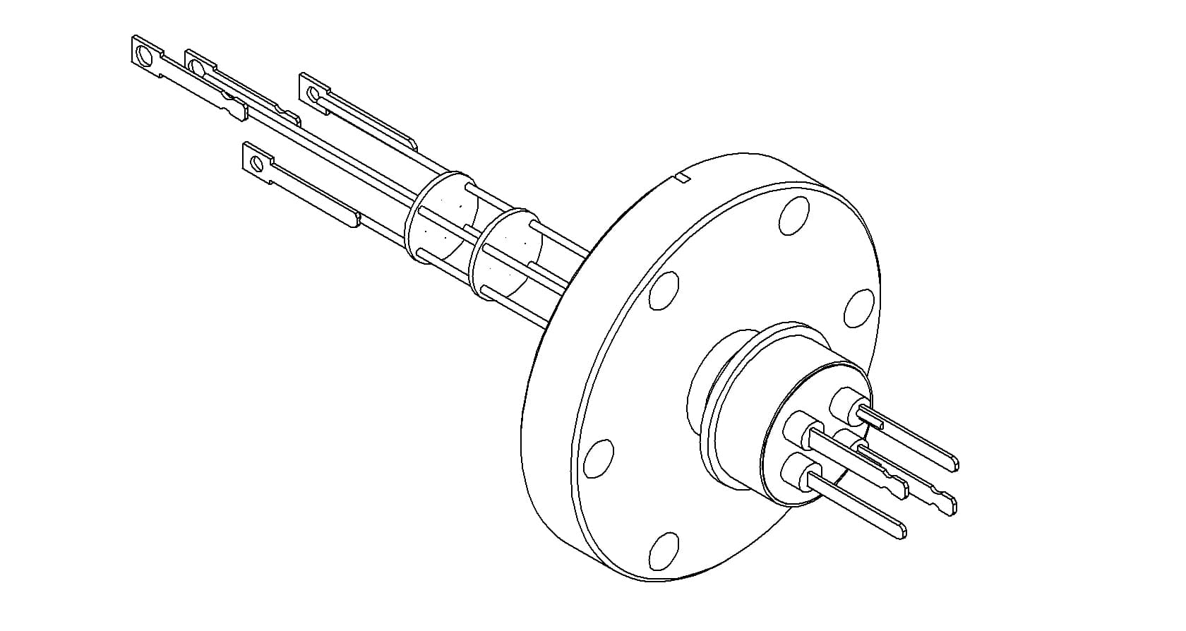 THERMOCOUPLE, TYPE K, 2 PAIR, CONNECTOR, 275CF
