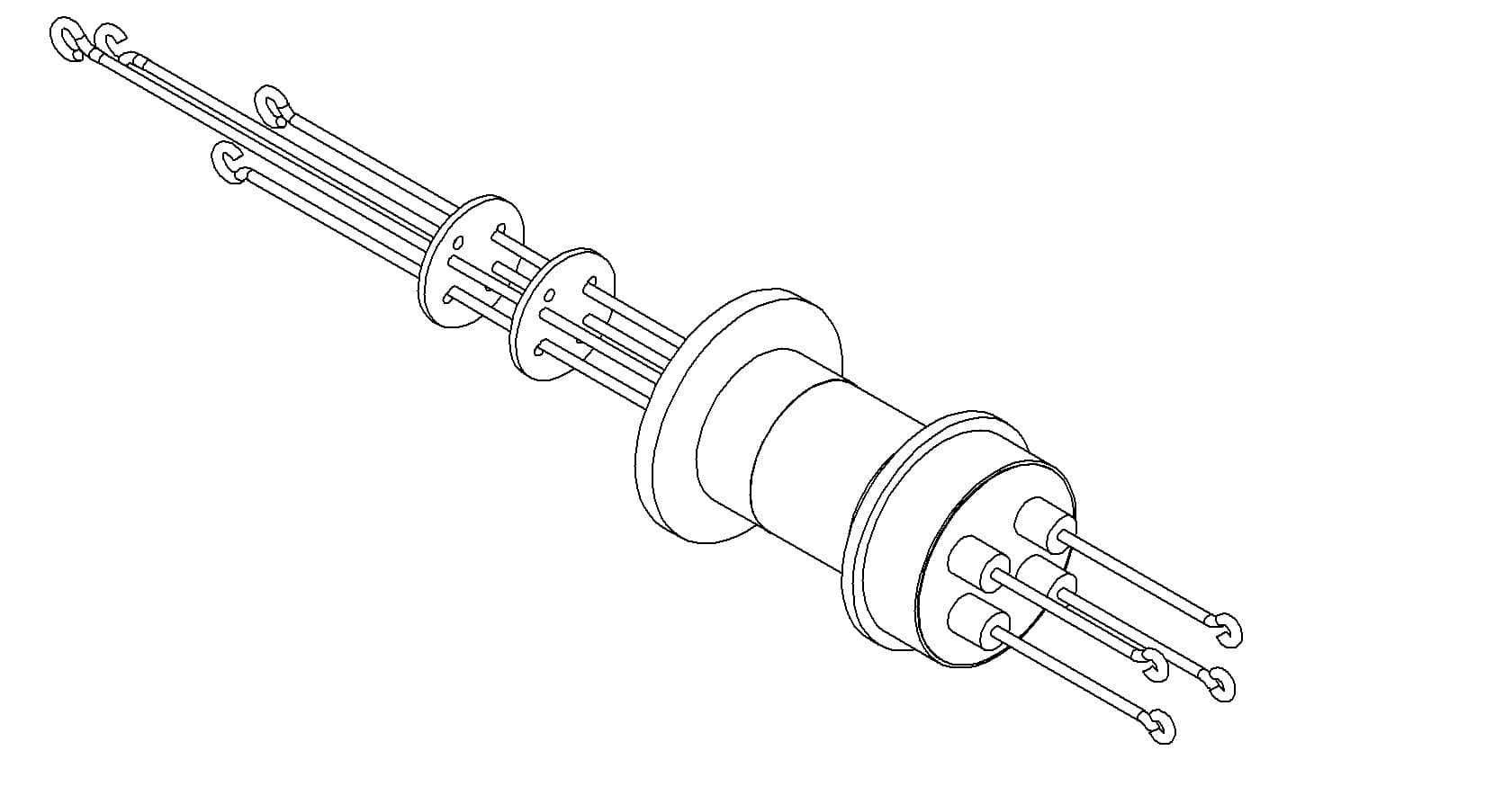 THERMOCOUPLE, TYPE T, 2 PAIR, SCREW-TYPE, QF16