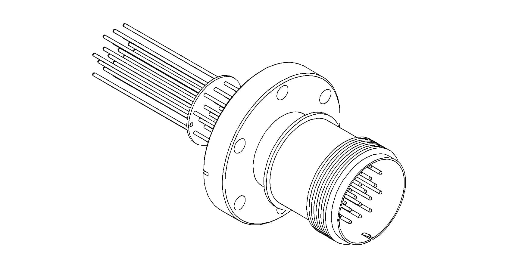 THERMOCOUPLE, TYPE E, 10 PAIR, MS CONNECTOR, 275CF