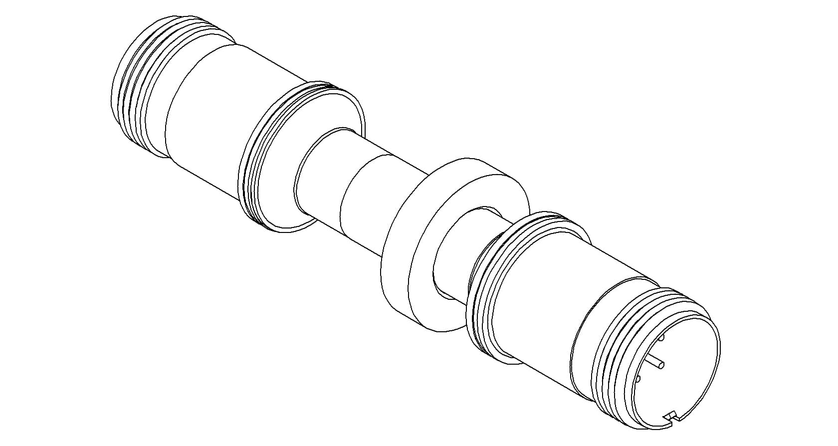THERMOCOUPLE, TYPE E, 2 PAIR, MS CONNECTOR, DOUBLE ENDED, WELD