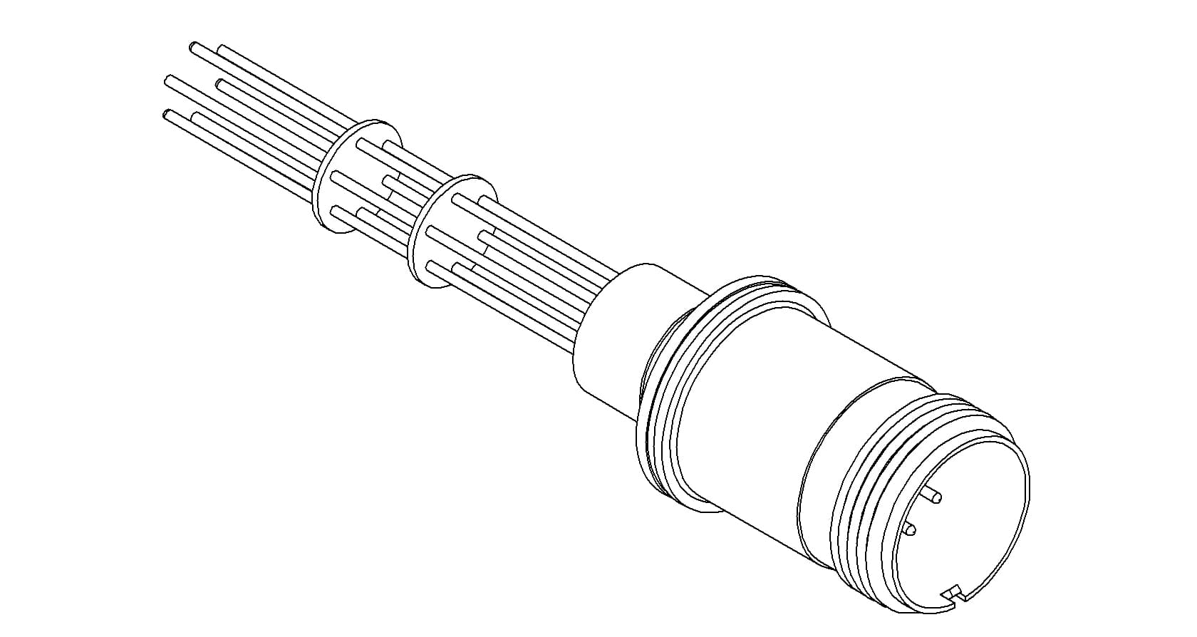 THERMOCOUPLE, TYPE E, 3 PAIR, MS CONNECTOR, WELD