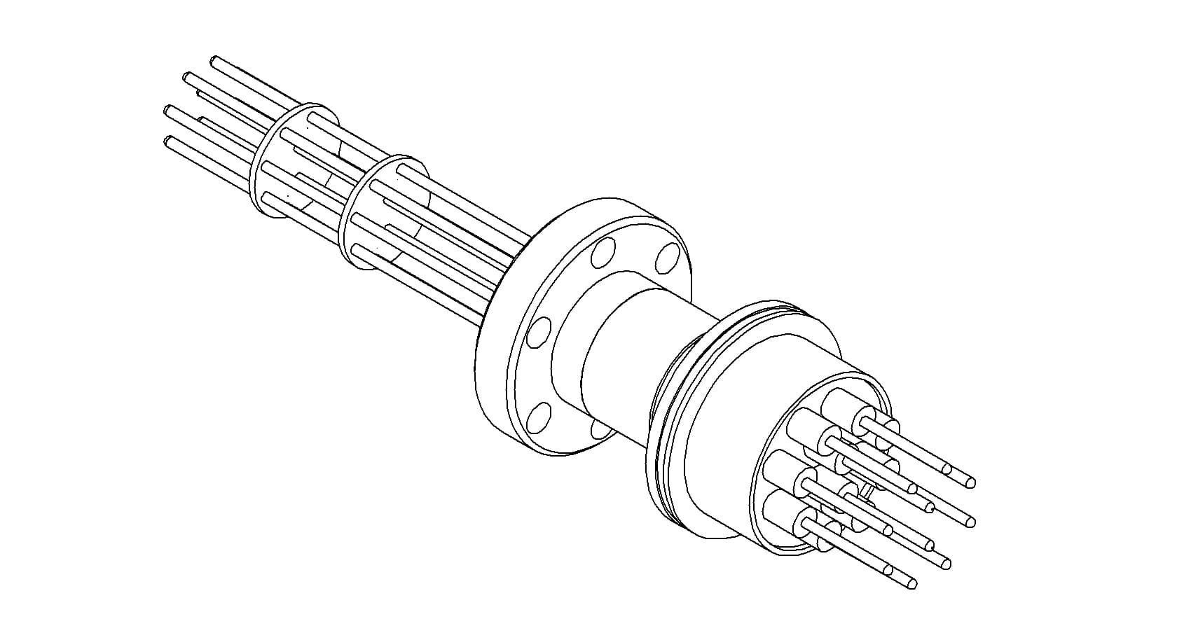 THERMOCOUPLE, TYPE E, 5 PAIR, 133CF