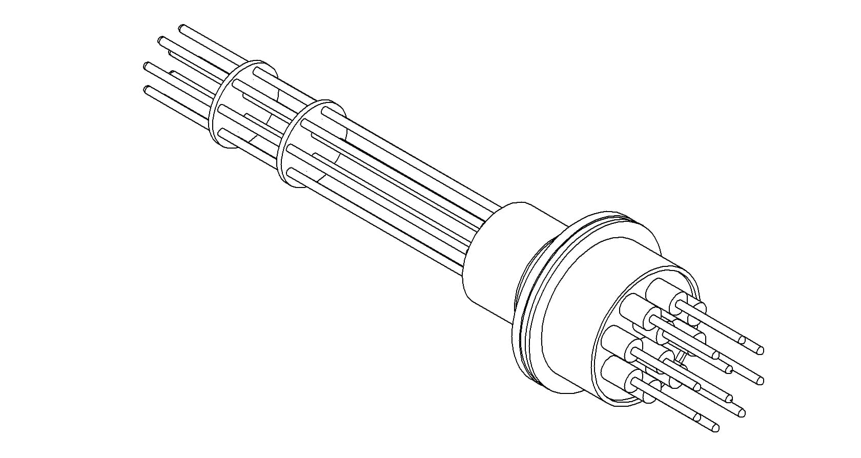 THERMOCOUPLE, TYPE E, 5 PAIR, WELD