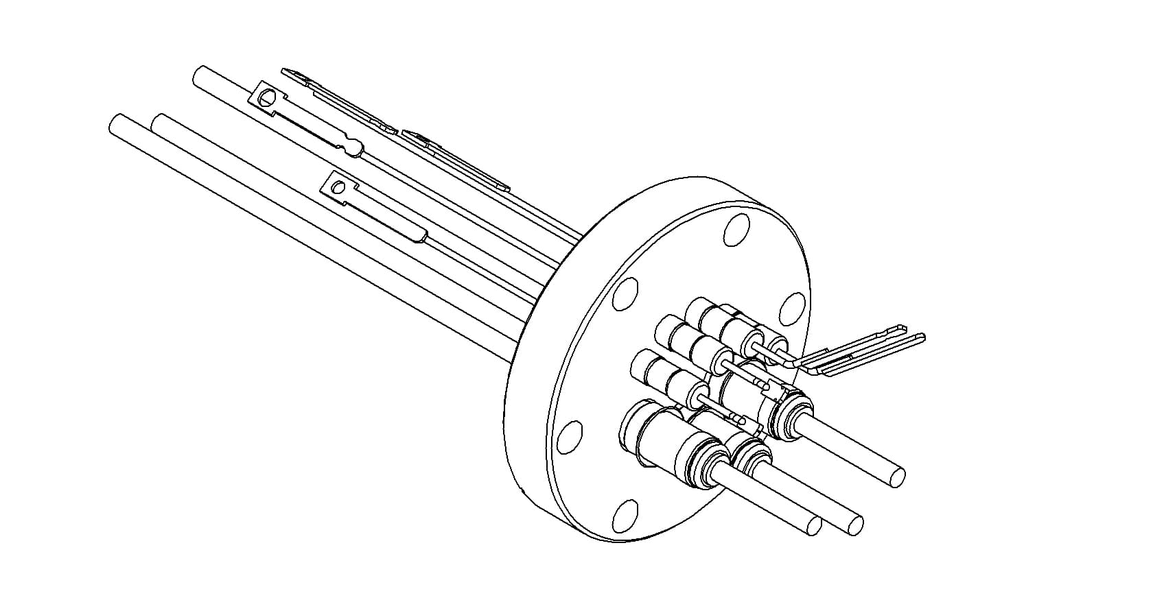THERMOCOUPLE-POWER, TYPE C, 2 PAIR, 5KV, 60A, 3 PINS, 275CF