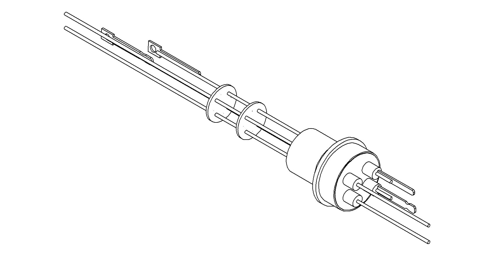THERMOCOUPLE-POWER, TYPE E, 1 PAIR, 1KV, 5A, 2 PINS, WELD