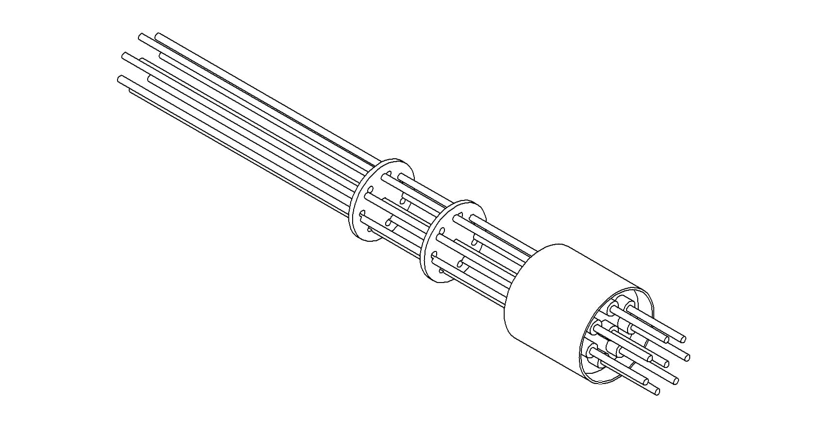 POWER, 1KV, 1A, 8PIN, STAINLESS STEEL, WELD