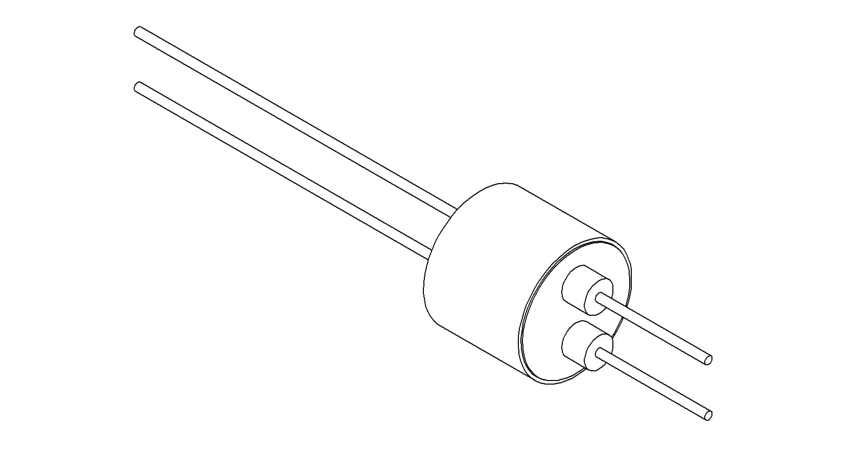 POWER, 500V, 15A, 2PIN, COPPER, WELD