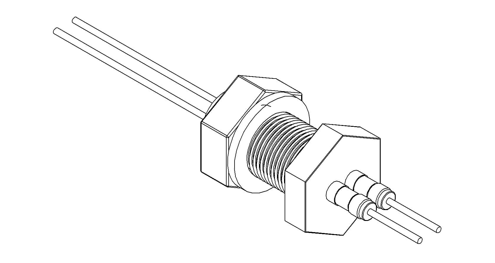 POWER, 2KV, 3A, 2PIN, STAINLESS STEEL, BASEPLATE