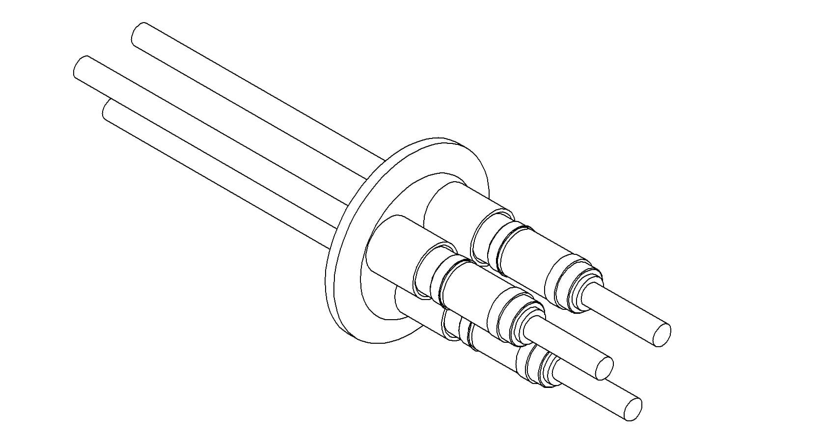 POWER, 5KV, 180A, 3PIN, COPPER, QF40