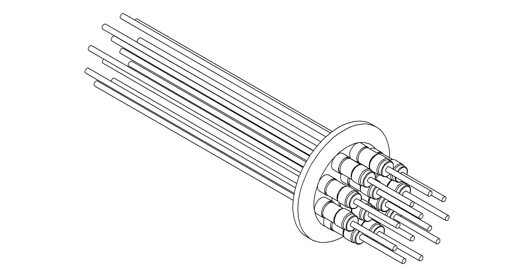 POWER, 5KV, 50A, 12PIN, COPPER, QF40