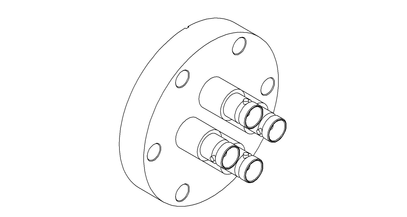 COAXIAL, BNC, 4 PINS, GROUNDED SHIELD, 275CF