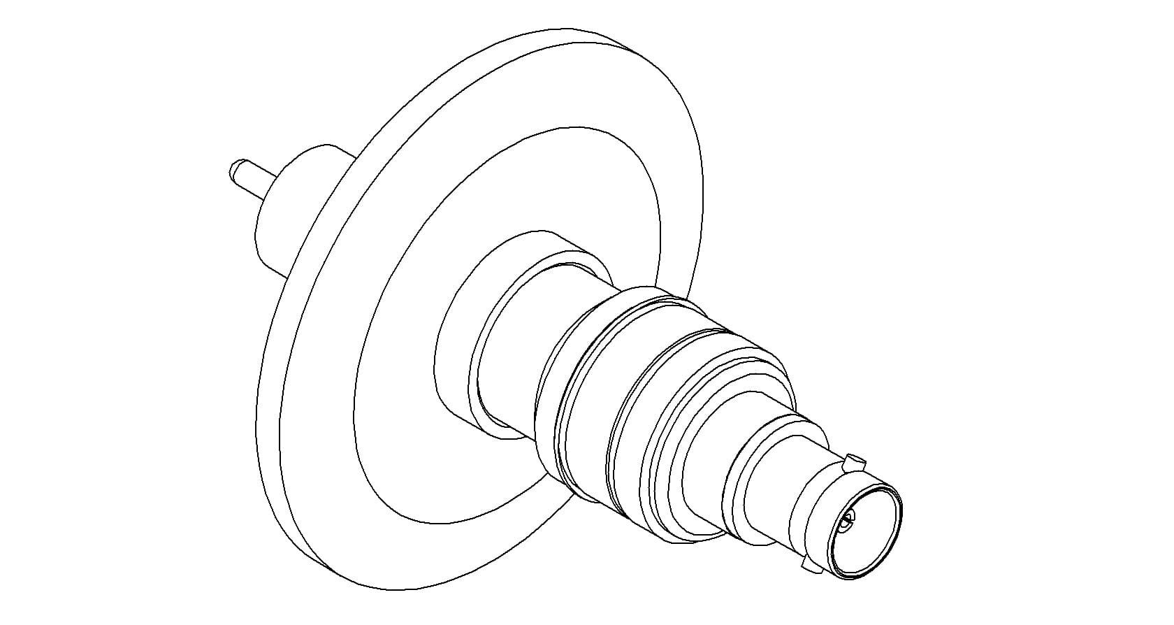 COAXIAL, BNC, 1 PIN, FLOATING SHIELD, QF40 제품 이미지