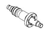 COAXIAL, BNC, 1 PIN, FLOATING SHIELD, DOUBLE-ENDED, 133CF, NO CONNECTOR