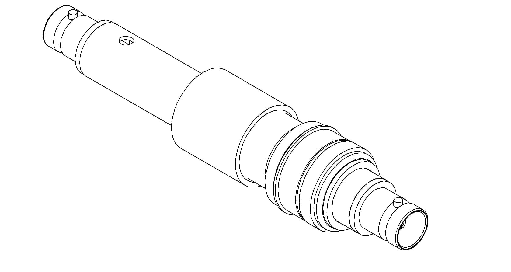 COAXIAL, BNC, 1 PIN, FLOATING SHIELD, DOUBLE-ENDED, WELD