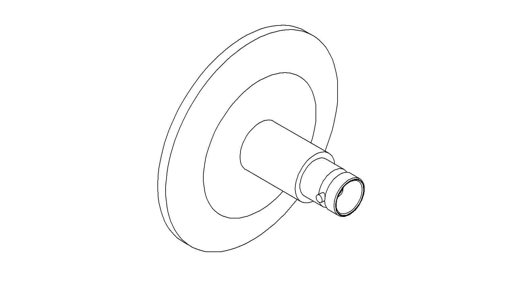 COAXIAL, MHV, 1 PIN, GROUNDED SHIELD, QF40