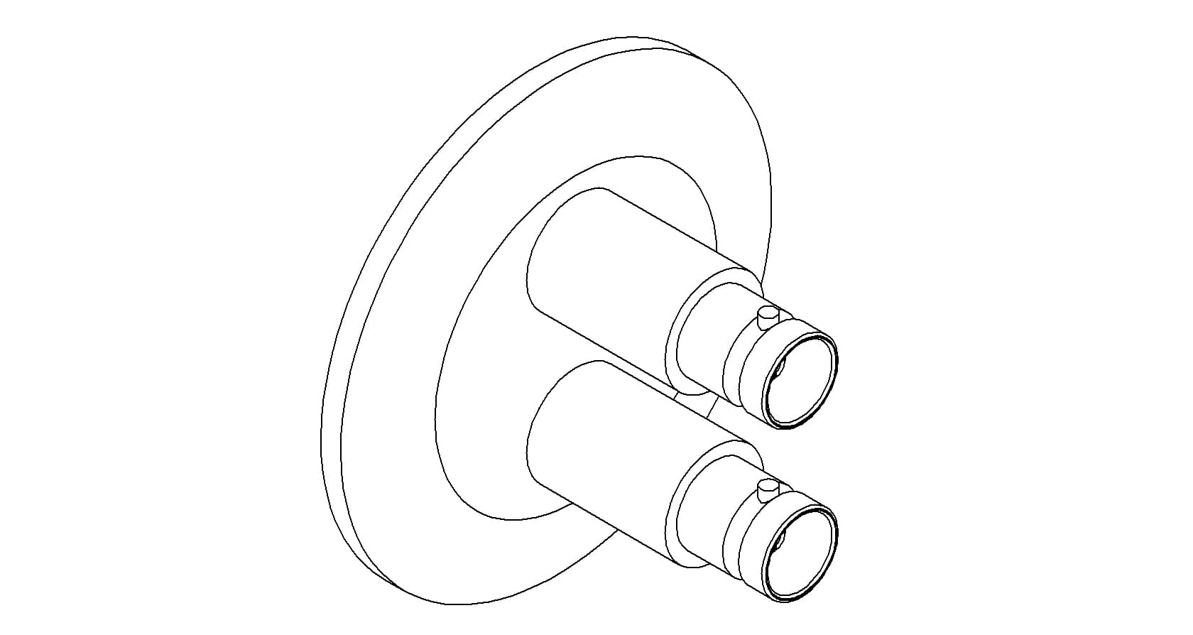 COAXIAL, MHV, 2 PIN, GROUNDED SHIELD, QF40