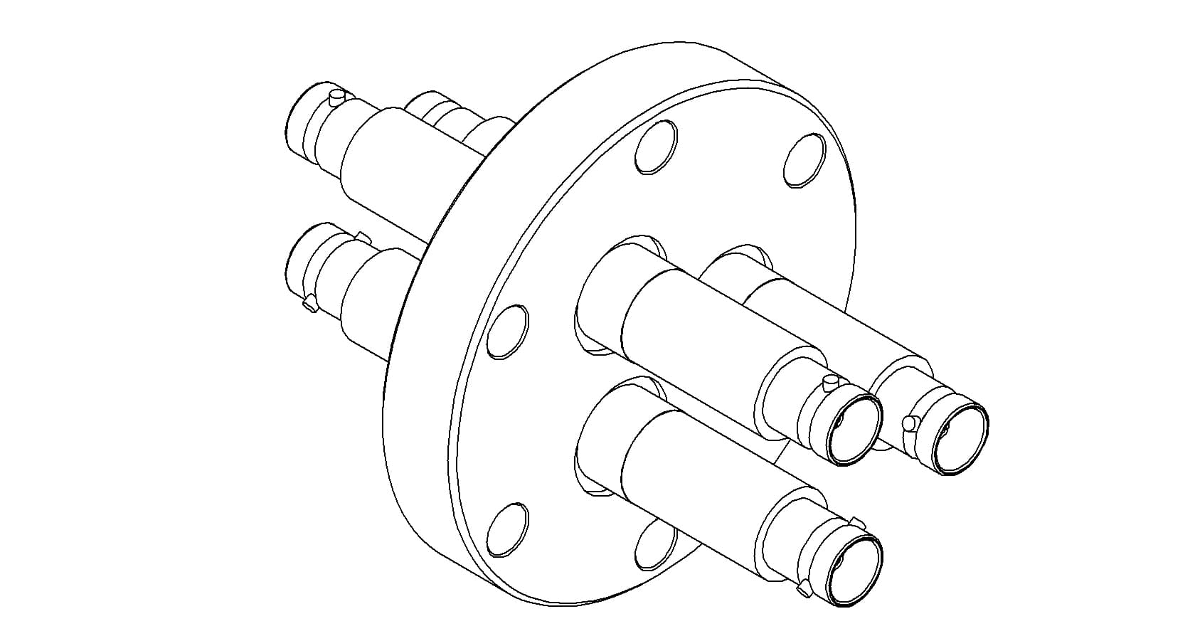 COAXIAL, MHV, 3 PIN, GROUNDED SHIELD, DOUBLE-ENDED, 275CF