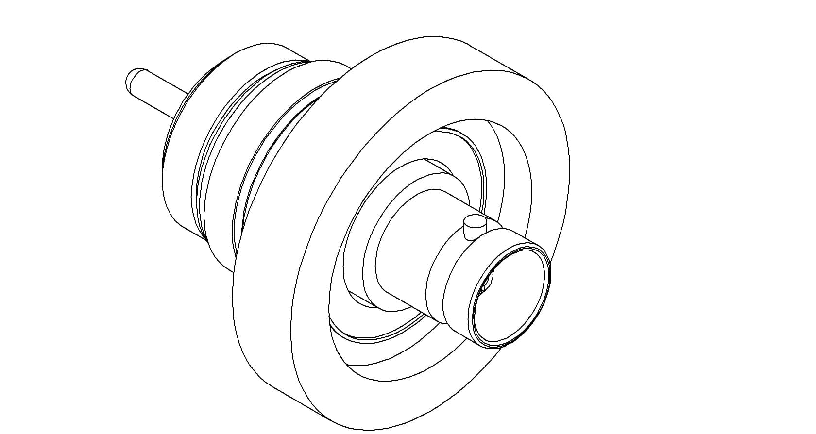 COAXIAL, MHV, 1 PIN, FLOATING SHIELD, WELD