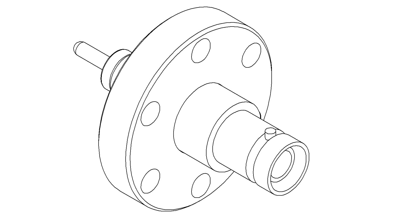 COAXIAL, SHV-5, 1 PIN, GROUNDED SHIELD, EXPOSED, 133CF