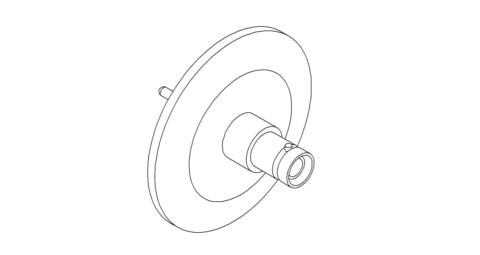 COAXIAL, SHV-5, 1 PIN, GROUNDED SHIELD, EXPOSED, QF40 제품 이미지