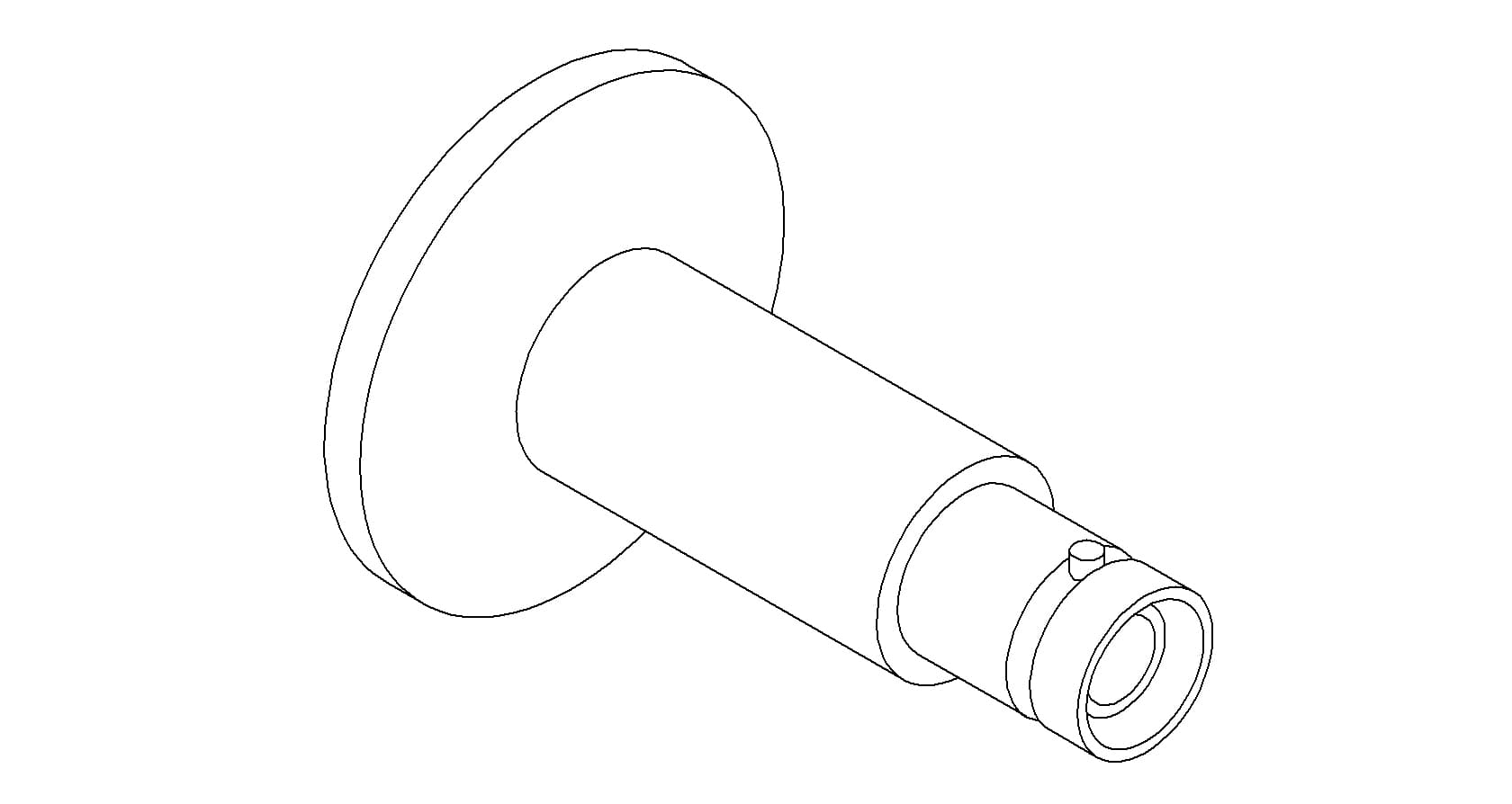 COAXIAL, SHV-5, 1 PIN, GROUNDED SHIELD, QF16, NO CONNECTOR