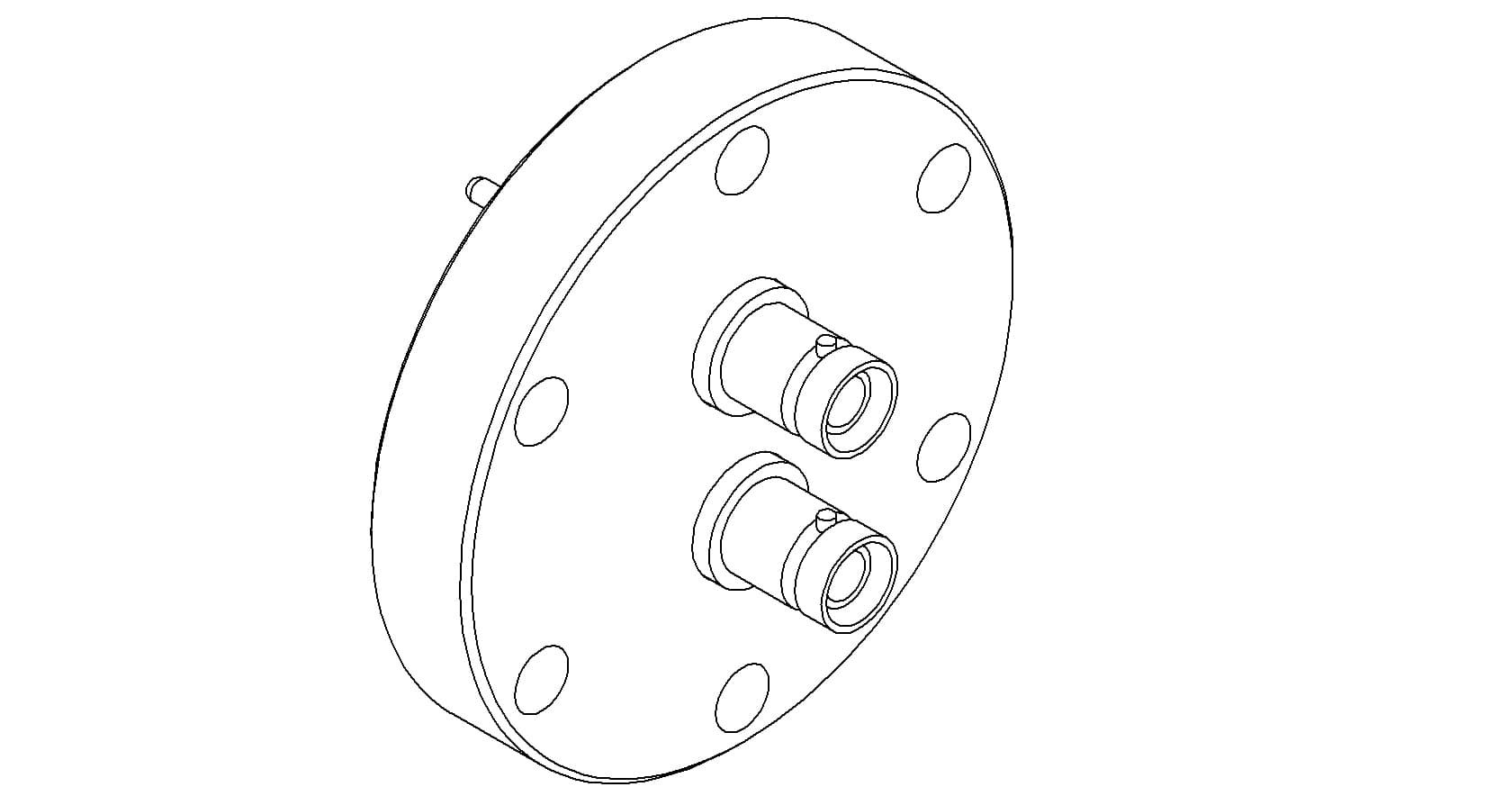 COAXIAL, SHV-5, 2 PIN, GROUNDED SHIELD, EXPOSED, 275CF