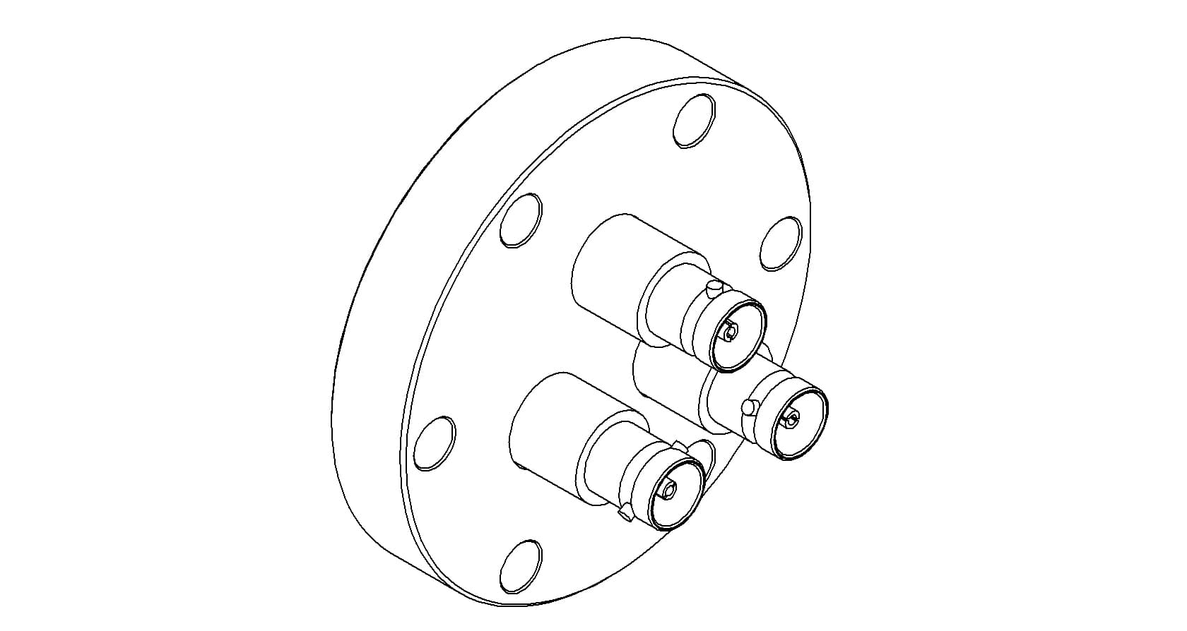 COAXIAL, SHV-5, 3 PIN, GROUNDED SHIELD, 275CF