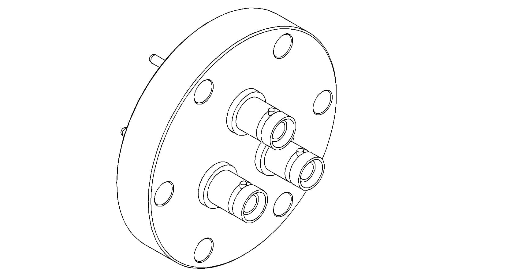 COAXIAL, SHV-5, 3 PIN, GROUNDED SHIELD, EXPOSED, 275CF 제품 이미지
