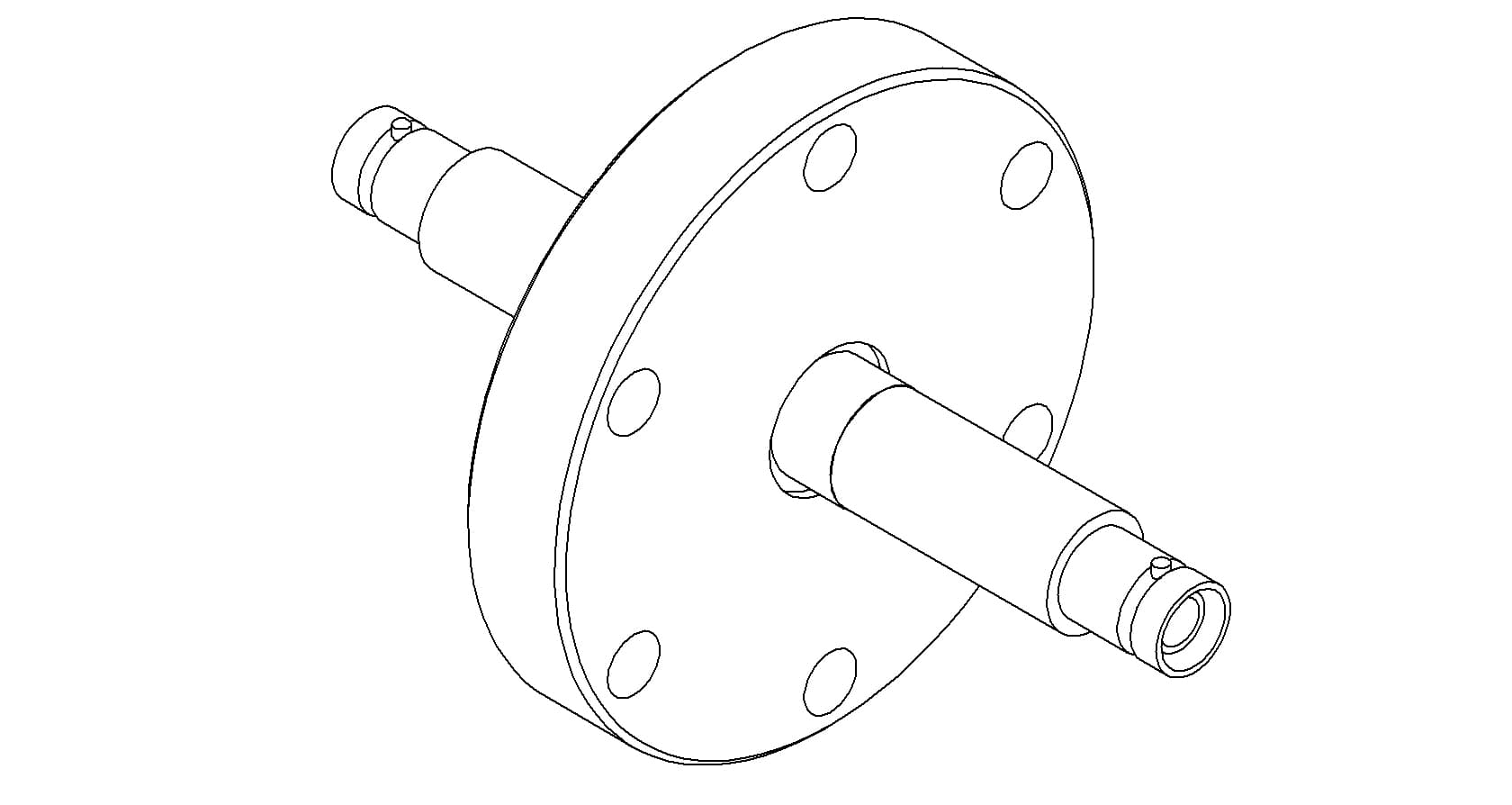 COAXIAL, SHV-5, 1 PIN, GROUNDED SHIELD, DOUBLE-ENDED, 275CF